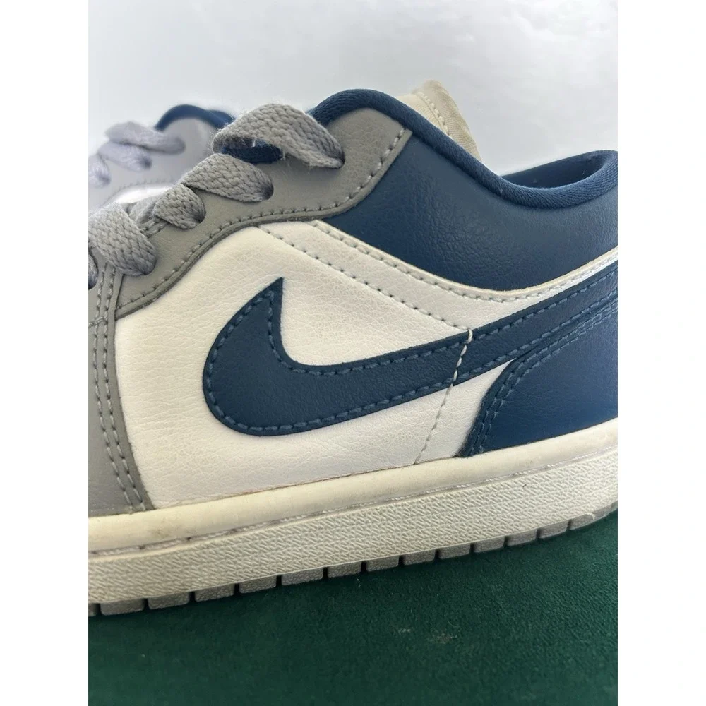 Nike Air Jordan 1 Low Stealth French Grey Blue DC0774-042 Mens Trainers Size 5